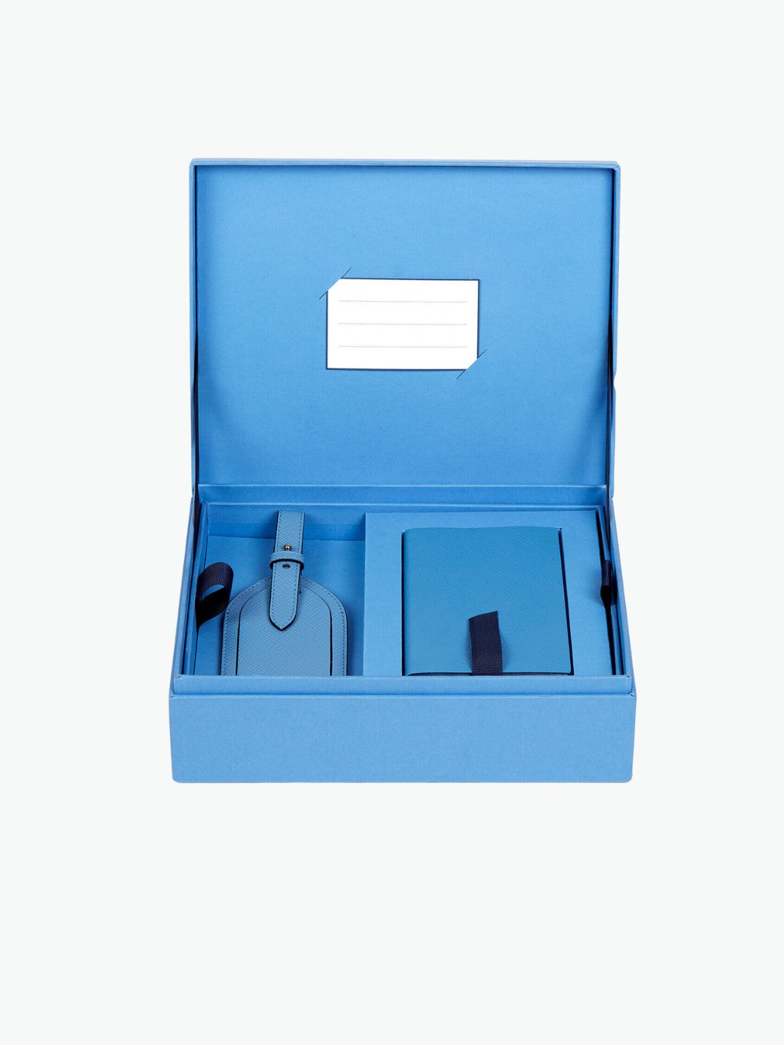 Smythson Travel Gift Box Nile Blue
